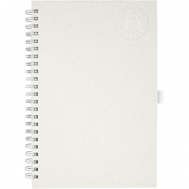 Logotrade promotional giveaway picture of: Dairy Dream A5 size reference recycled milk cartons spiral notebook